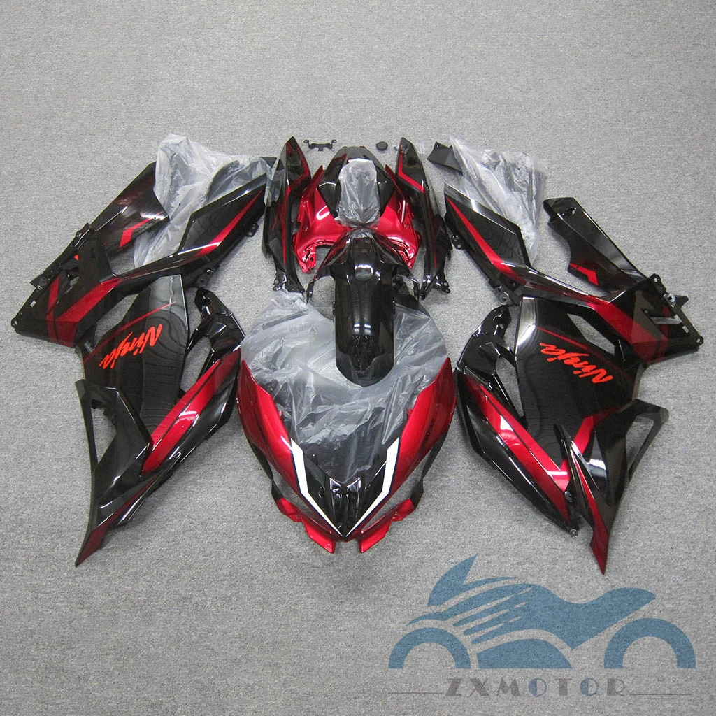 Fairings Kit fit For Kawasaki Ninja400 18-24 EX400 Ninja 400 2018 2019 2020 2021 2022 2023 2024 red black fairing kit set