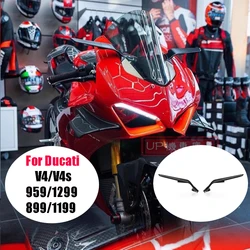 Motorcycle Rearview Mirror For Ducati Panigale V2 955 V4 1100 Stealth Sport Winglet Mirror Kits Adjustable Stealth Mirrors