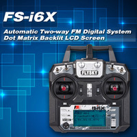FLYSKY FS-i6X I6X AFHDS 2A RC Transmitter with X6B IA6B IA10B Receiver 10CH 2.4GHz for RC airplane Helicopter FPV Racing copter