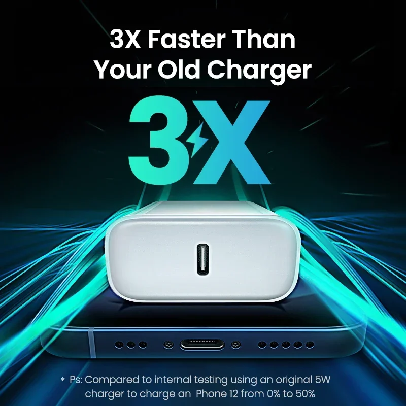 PD 35W Fast Charger For iPhone 11 12 13 14 15 Pro Max Fast Charging Cable For iPhone 15 Plus USB Type C Data Line Phone Charger - náhled 3