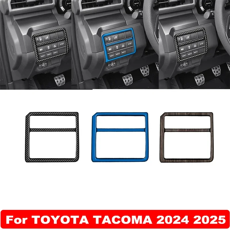 

Для Toyota Tacoma 2024 2025 автомобильная фара, панель управления, украшение, многофункциональная кнопка, аксессуары для интерьера
