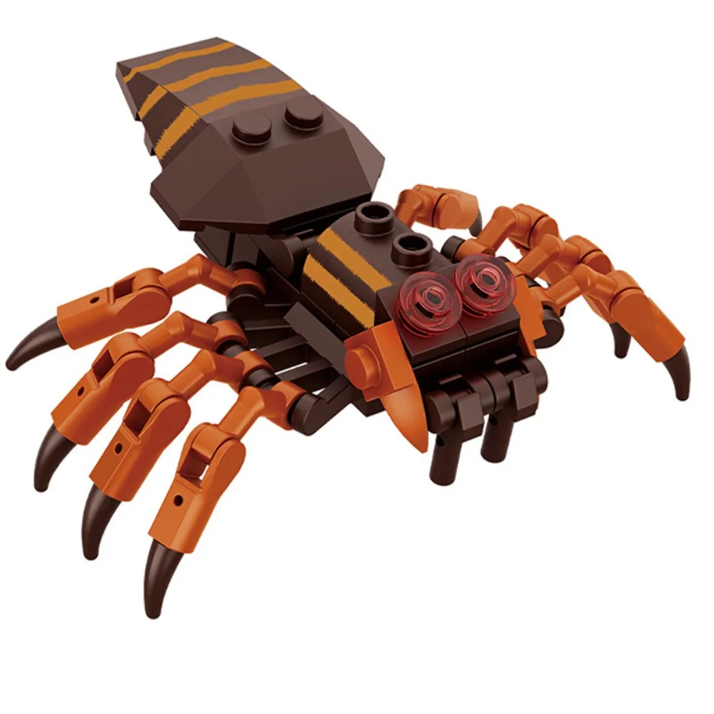 Quebra-cabeça inseto modelo animal interessante blocos de construção formiga libélula modelo brinquedo natureza decoração