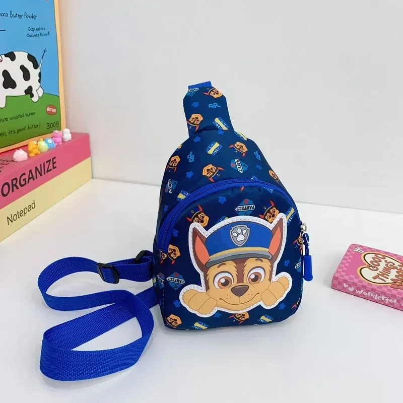 باو باترول جديد للأطفال عملة المحفظة الكرتون لطيف الثدي حقيبة 2025 بنين بنات موضة حقيبة كروسبودي عادية هدية #4