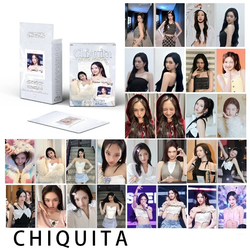 50Pcs/Box Kpop BABYMONSTER Postcard RUKA ASA CHIQUITA Double-sided Lomo Cards RAMI RORA CHIQUITA Photocard Fans Collect Card