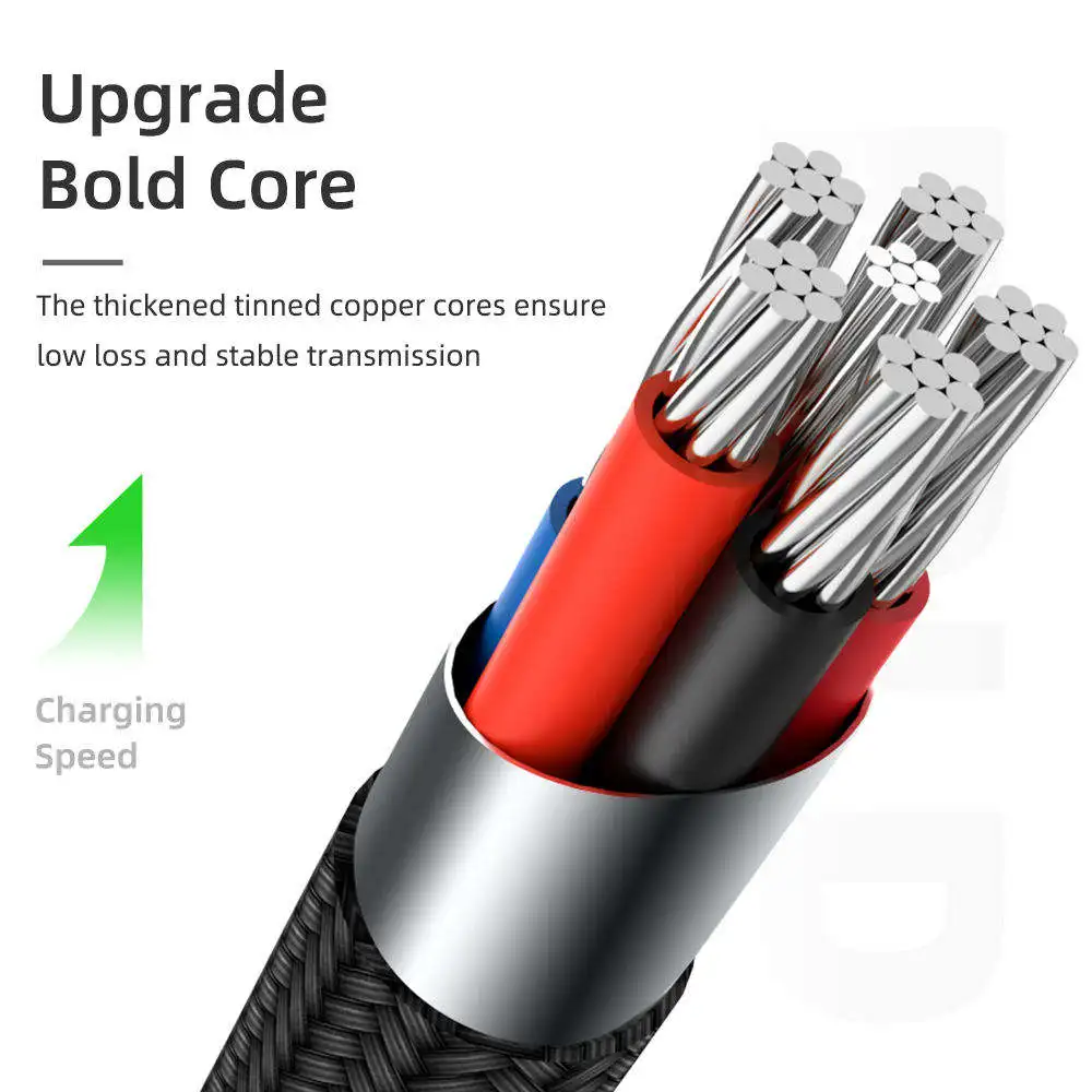 Eonline 5A 1M 60W PD Type C To Type C Cable USB-C Super Fast Charger Wire Cord PD USB Cable For Samsung S20 Xiaomi Huawei P30