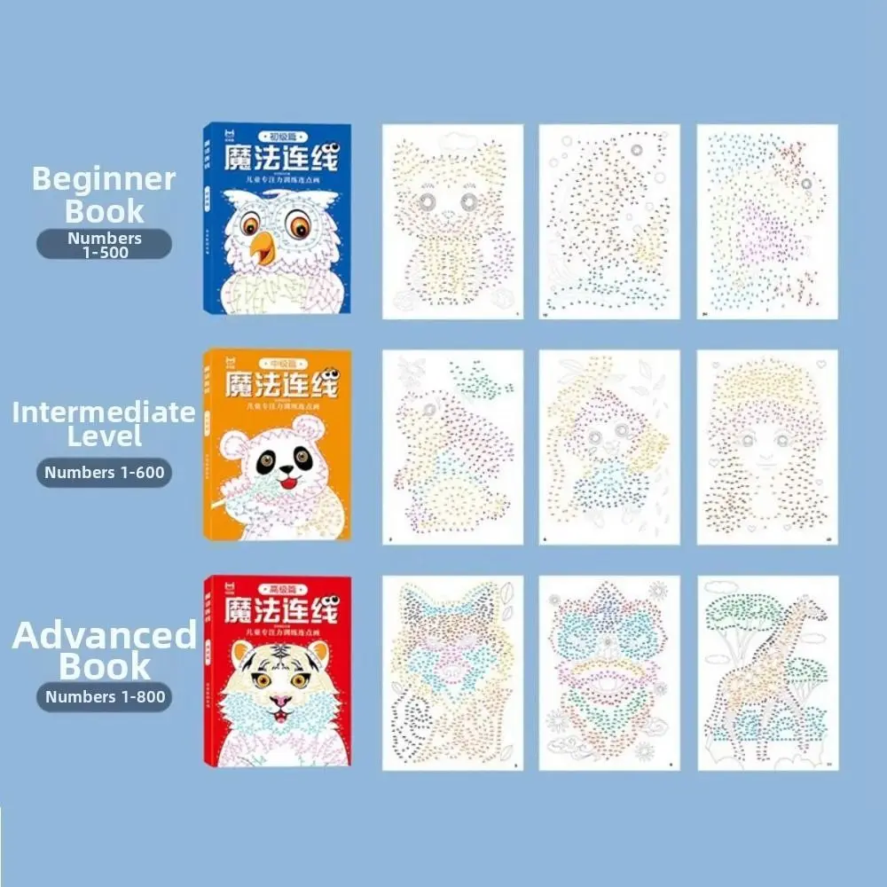 Livre de dessin numérique connecté à 44 motifs, stylo de contrôle, jeu de Puzzle, lignes magiques, livre de traçage, développement du cerveau