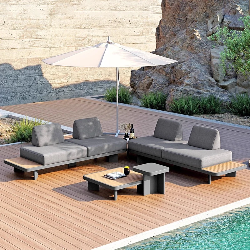 Outdoor Sofa Garden Furniture Sets Courtyard Leisure Villa Modern Garden Furniture Sets Dew Plastic Muebles Trendy Furniture