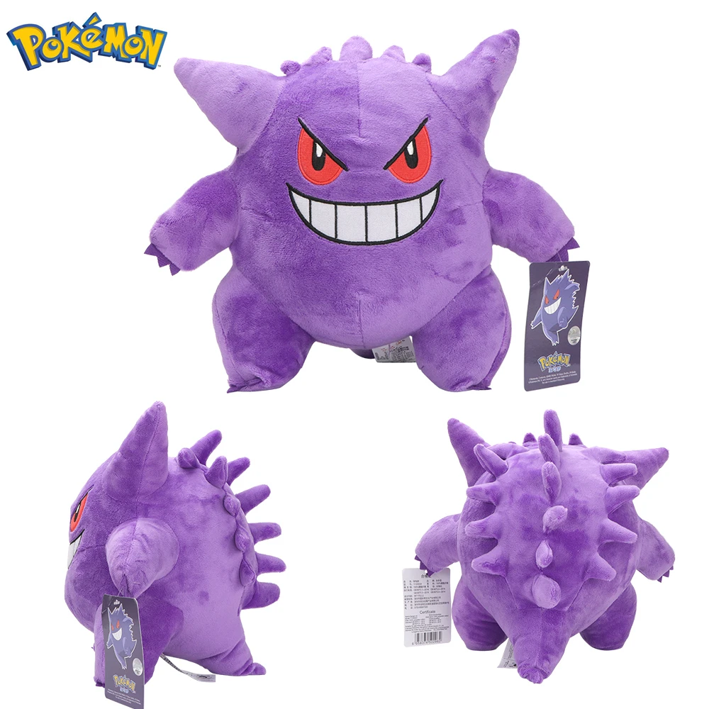 ORIGINAL Pokemon Plush Toy Gengar Cartoon Anime Stuffed Animal Doll for Collection Gift Home Decor