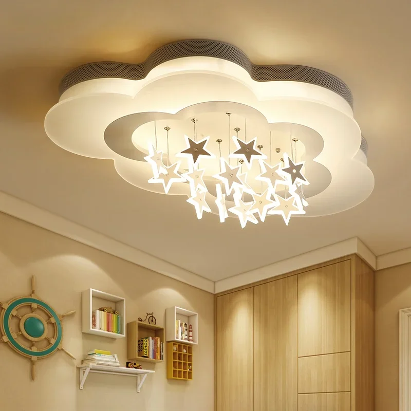 

Simple modern ceiling lamp master bedroom creative personality cloud lighting boy girl children room