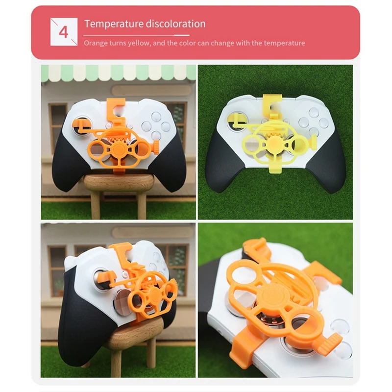 عجلة قيادة صغيرة لـ Xboxone ، مقبض Elite2 ملحقات مقبض الألعاب ، وحدة تحكم مساعدة للألعاب