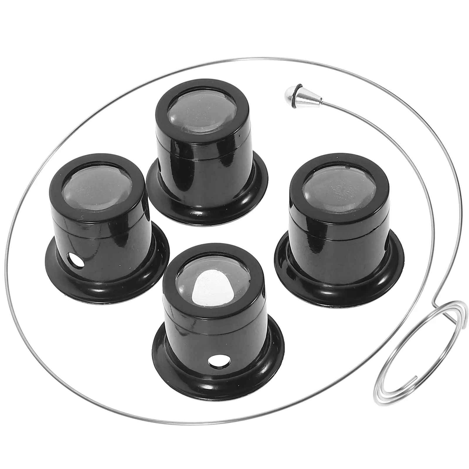 

1 set Magnifying Glass 10x HeadMounted Watch Repairing Magnifier Steel Circle Jewelry Kit Maintenance Supply Durable