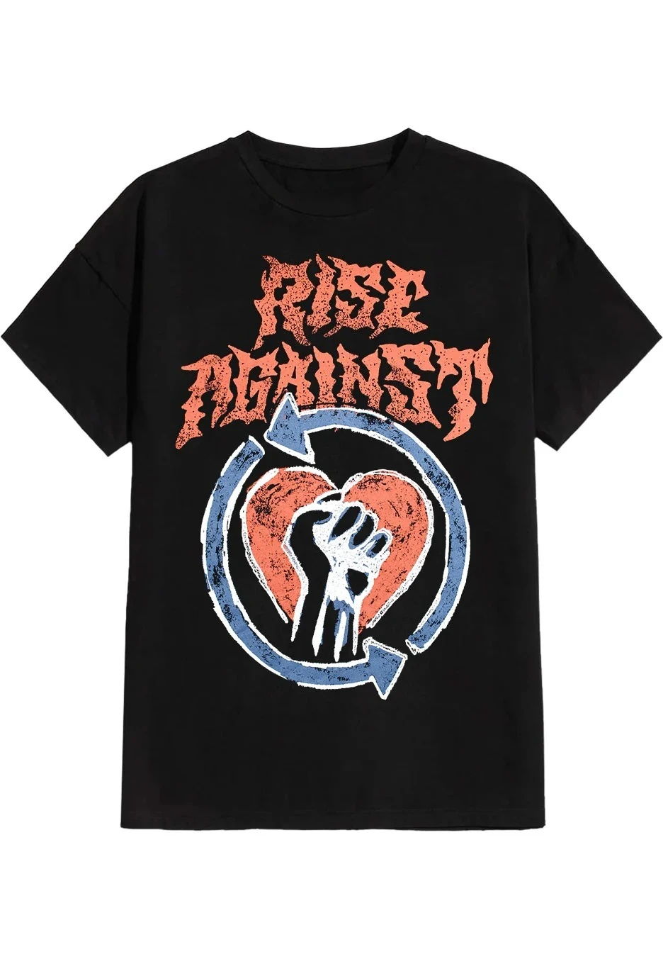 

Rise Against Iridescent Credible Threat Graphic Printing Summer Luxury Brand Cotton Men's and Women's T-Shirts Short Sleeves