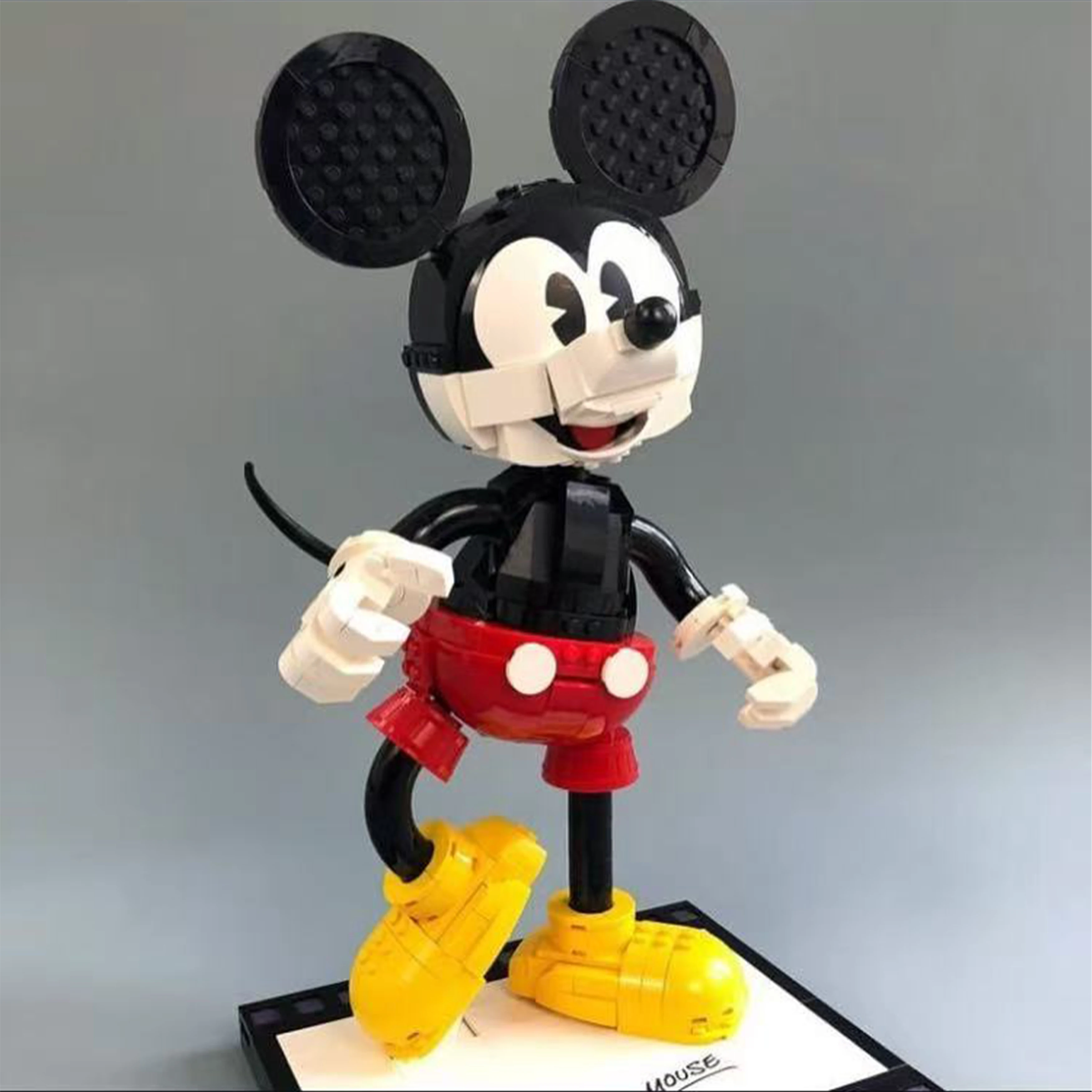 1739PCS Mickey & Minnie 3D Bausteine Figuren Film Charakter Modell Cartoon Display Dekoration Urlaub Geschenk Weihnachten Geschenk