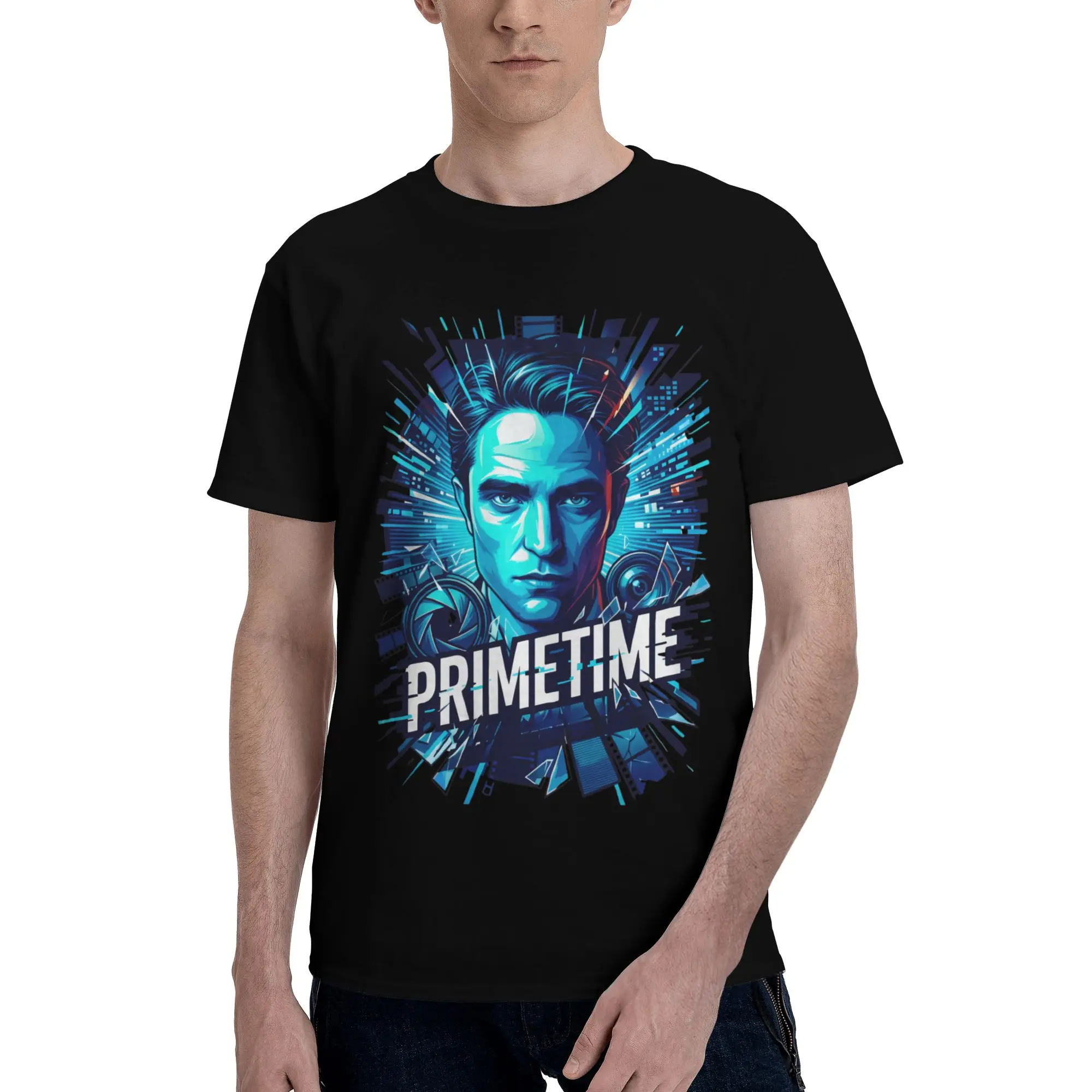 New Arrival primetime T Shirt for Men Women  Pure Cotton Tee Shirt Short Sleeve Tops