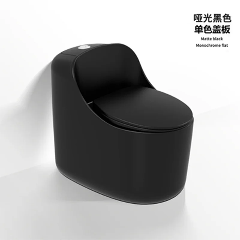Indoor anti-blocking one-piece floor row super swirl siphon modern simple round toilet wholesale toilet