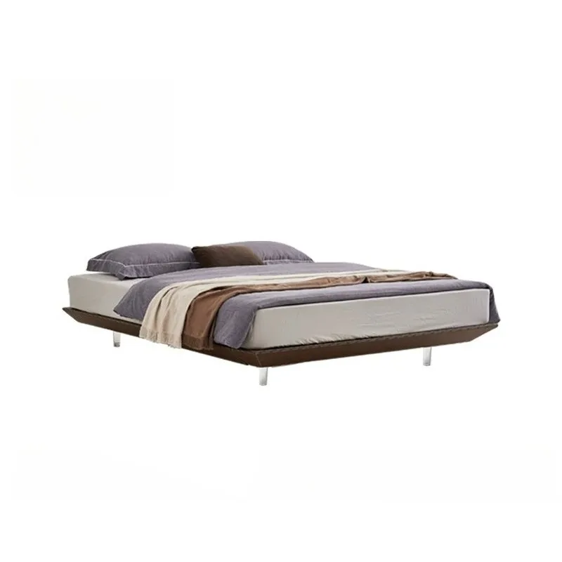 No head suspension bed Modern simple bedroom Flush edge bed