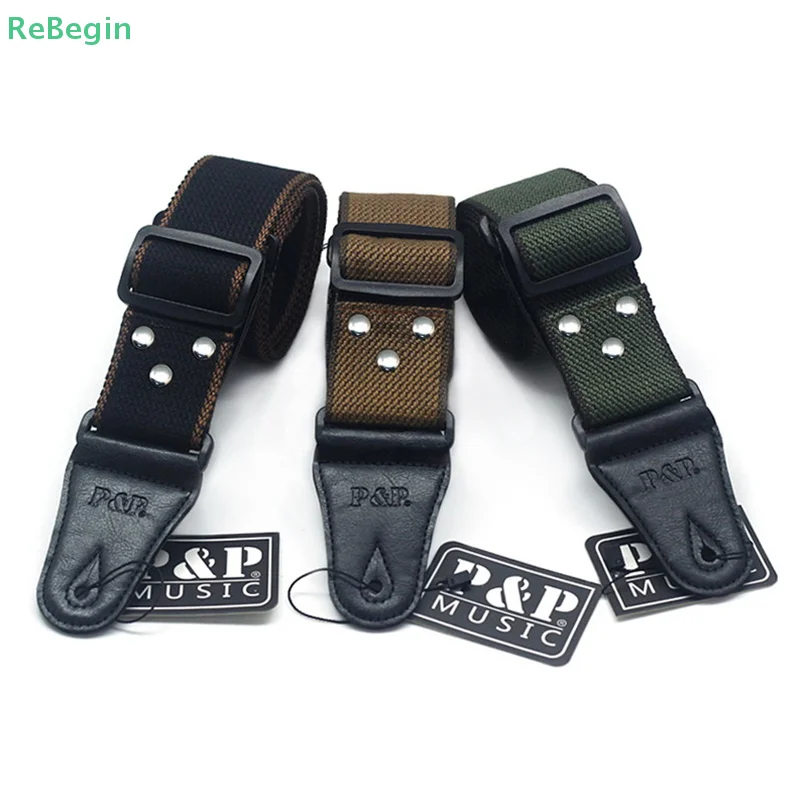 Guitar Strap Adjustable Widening Thickening Denim Cotton Guitar Belts For Electric Guitar Bass Ukulele Guitar Accessories