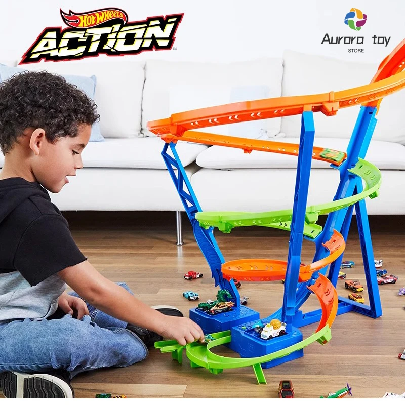 Hot Wheels Car Track Sets - Hot Wheels Elektrische Wirbelwind Auswirkungen Track