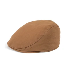 Neonato bambini Solid Beret Baby Boy Girl Cotton Coffee Sun Hat Outdoor Fashion Gentleman Cap for Kids Formal Outfit Pairing