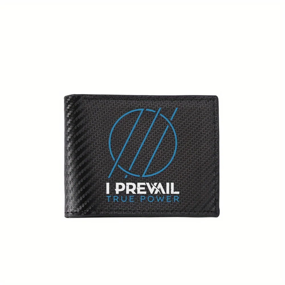 Circle,lines,logo,I Prevail True Power Men's Wallets Simple Business Modern Stylish Printing Design Gifts For Father Boyfriend C