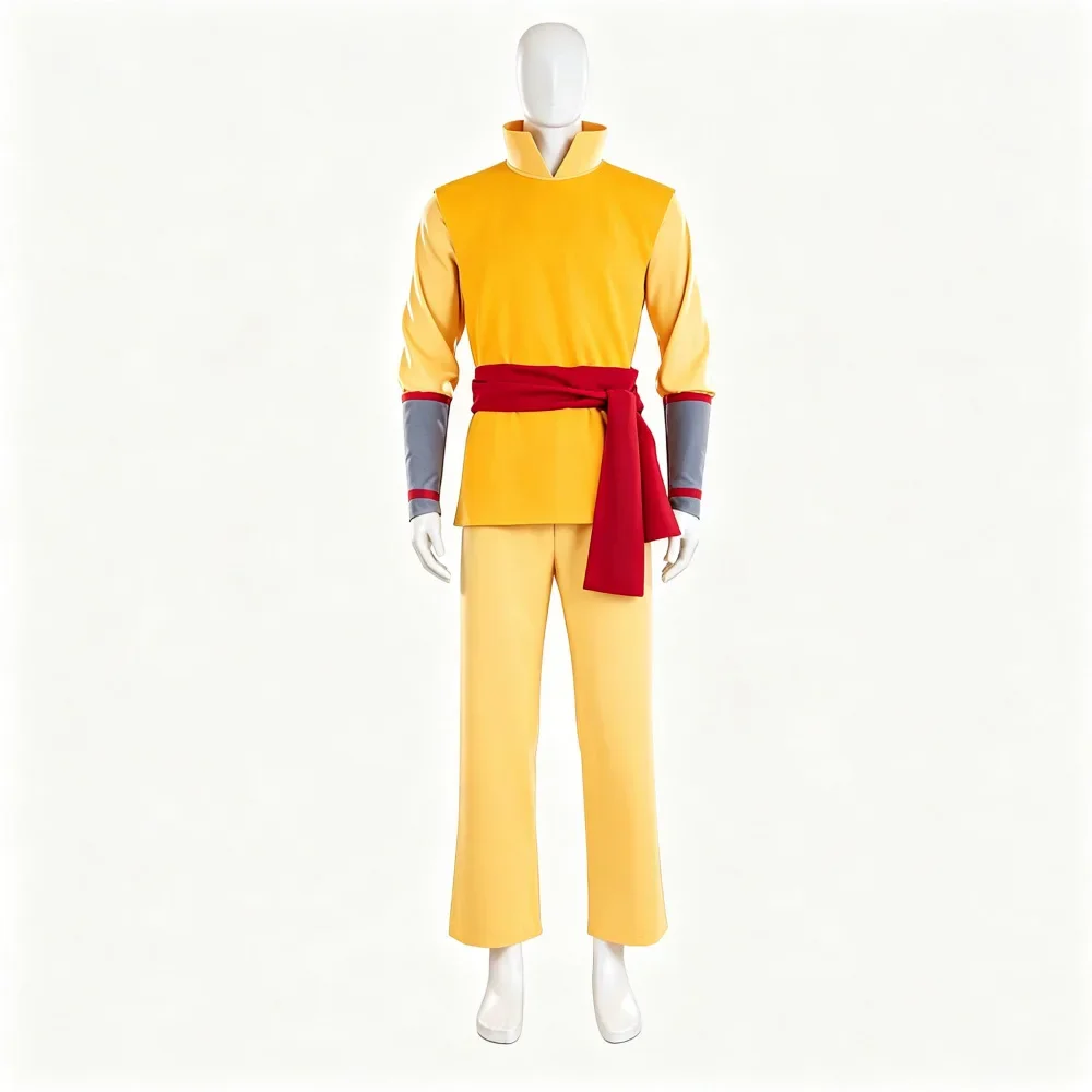 Anime Aang Cosplay Kostüm 2026 Edition Avatar – Der Herr der Elemente Rollenspiel für Halloween, Karneval, Comic Con Avatar Outfits – Detail 6