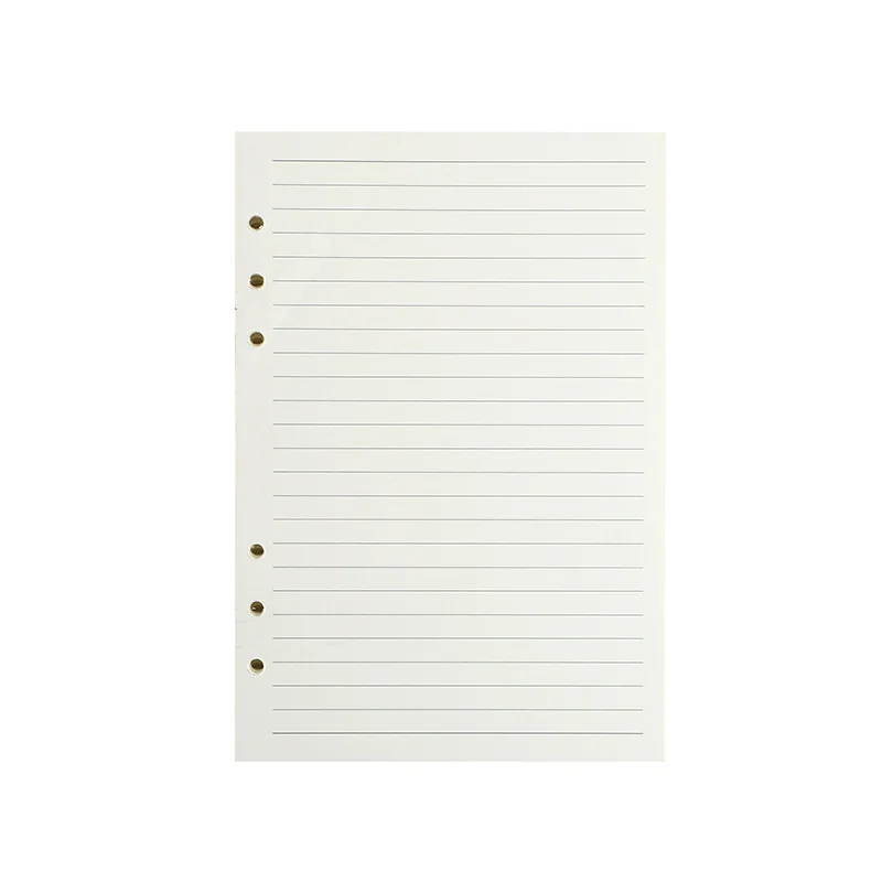 45 Sheets A5 A6 A7 Loose Leaf Notebook Refill Spiral Binder Inner Page Line Blank craft  Grid Inside Paper Stationery