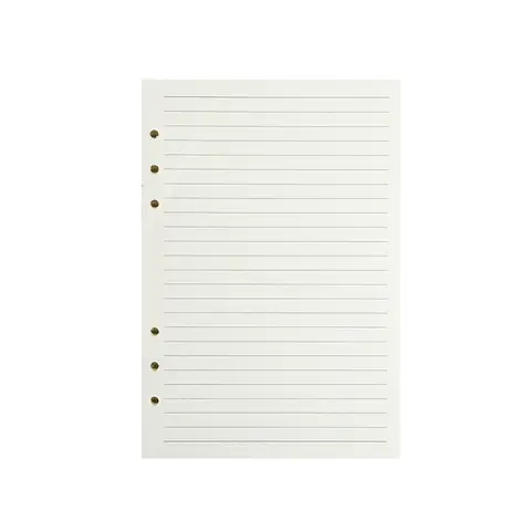 45 ark A5 A6 A7 lösa blad anteckningsblock refill spiralpärm innerblad linje tomt hantverk rutnät inuti papper brevpapper 8 best sales A6-påfyllningspapper - №1
