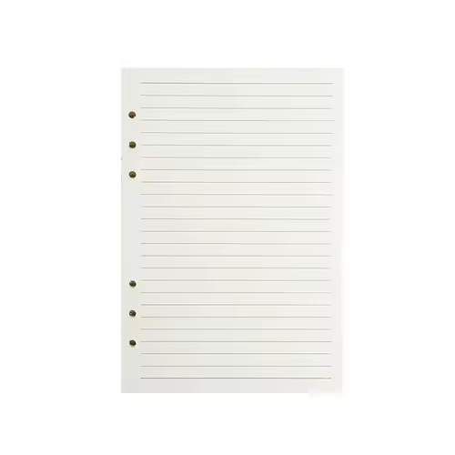 45 Sheets A5 A6 A7 Loose Leaf Notebook Refill Spiral Binder Inner Page Line Blank craft  Grid Inside Paper Stationery - Image 3