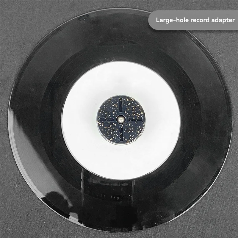 Baza konwersji audio ABGQ do płyt winylowych 7 cali EP Record LP45 RPM Adapter Gramofon Gramofon Winyl Niebieski