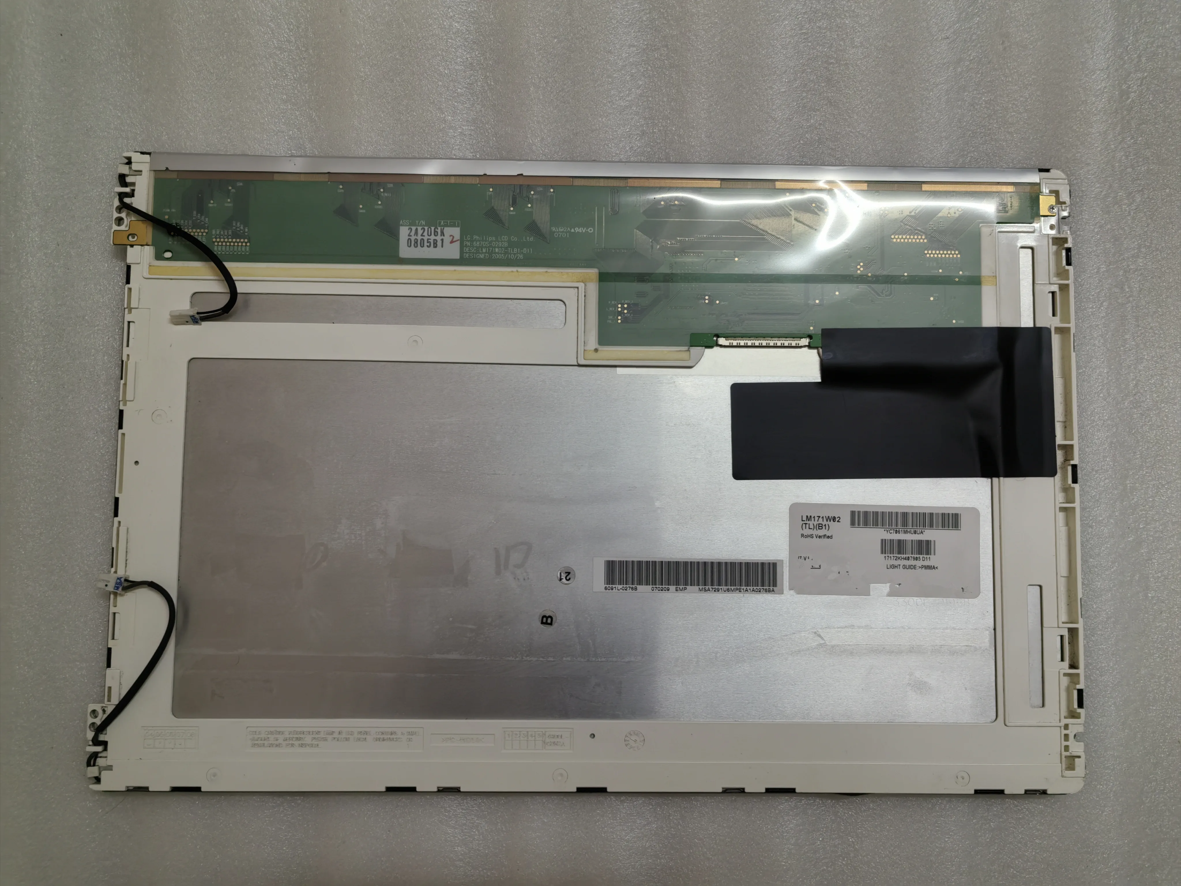 

Original LM171W02-TLB1 17.1-inch industrial screen, tested in stock LM171W02-TLB2 LM171W02-TTA1 LM171W02-A4