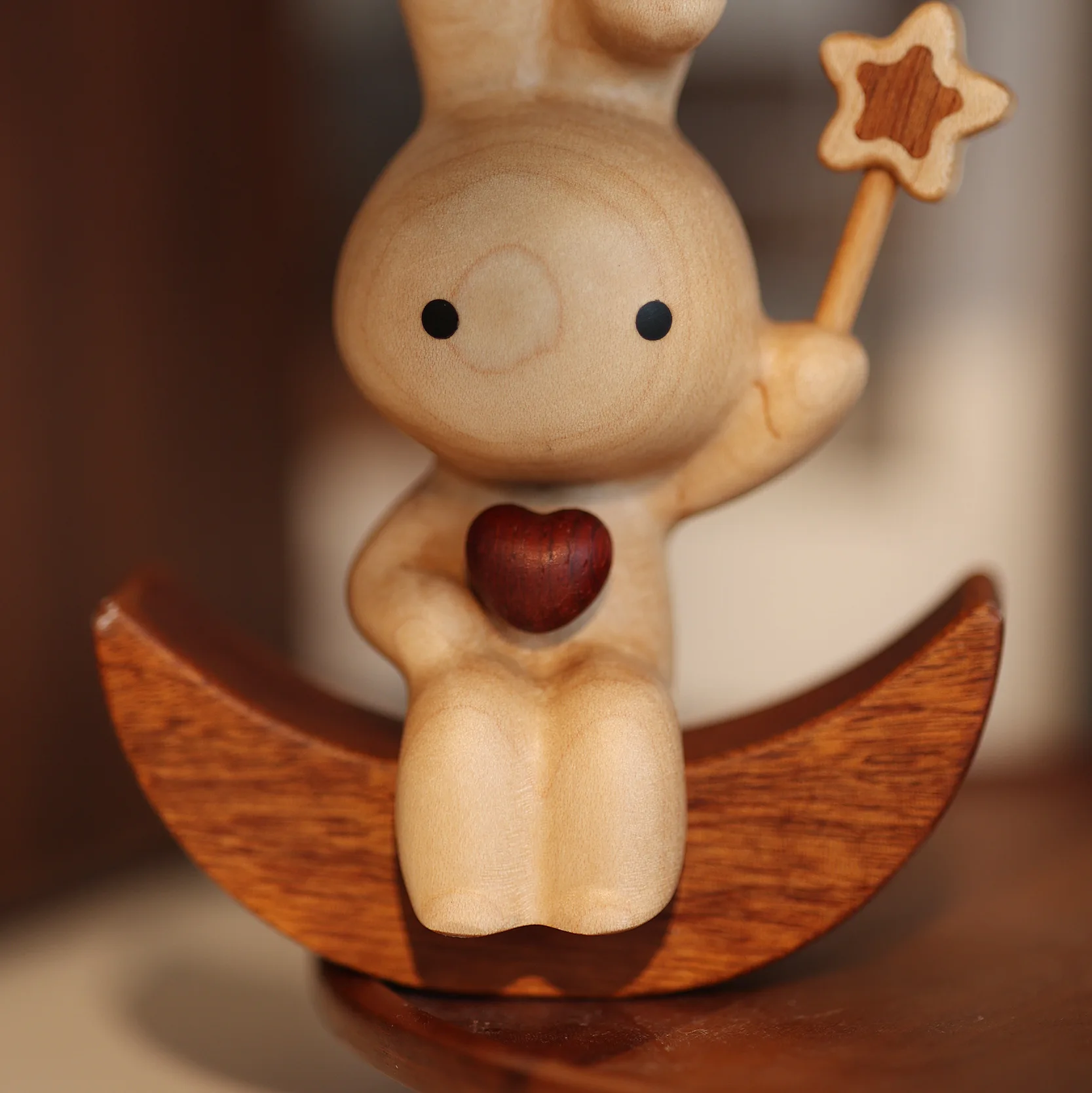 Moon Rabbit, Rabbit Ornament, Home Accessories, Bookshelf Desk, Decorations