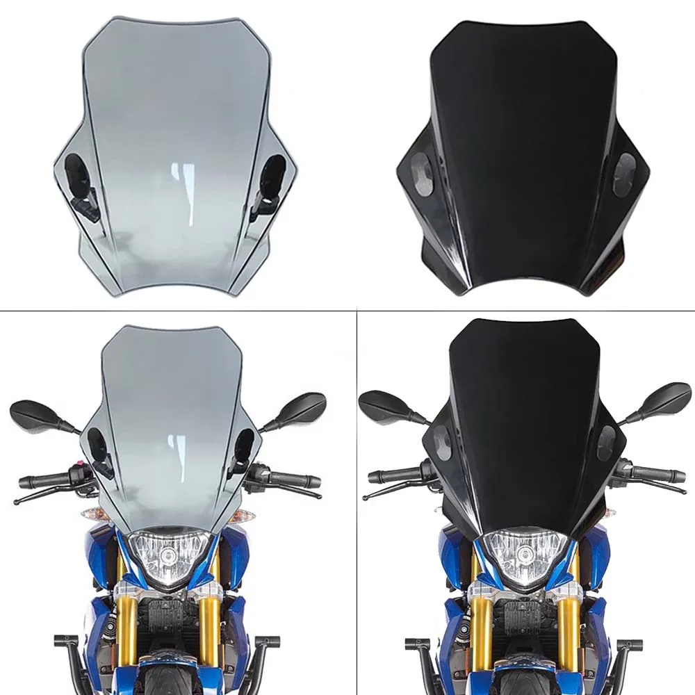 

Motorcycle Windshield Glass Cover Screen Deflector FOR BMW G310R R1150R R1200R Universal