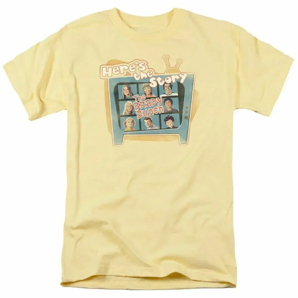 The Brady Bunch Here'S The Story T Shirt Mens Licensed Classic Merch Banana