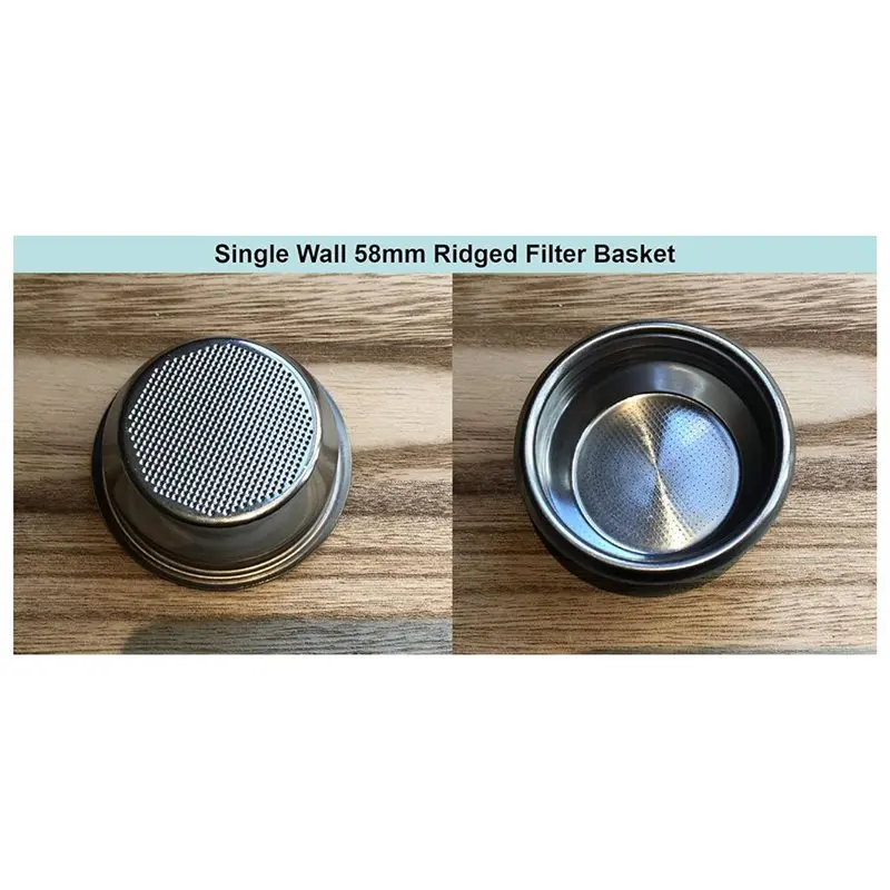ABVS Stainless Steel For And Compatible 58MM Espresso Filter Basket For 58Mm Portafilters