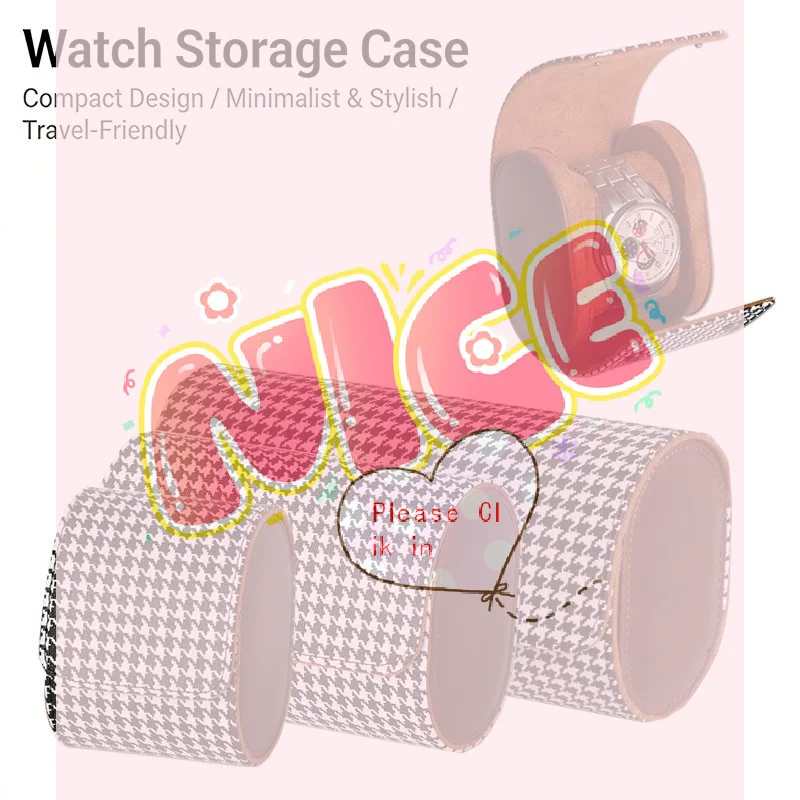 Watch Roll Travel Case-1/2/3 Slot Watch Storage And Organizer-Secure Storage With Innovative Removable Pillows & Solid Dividers