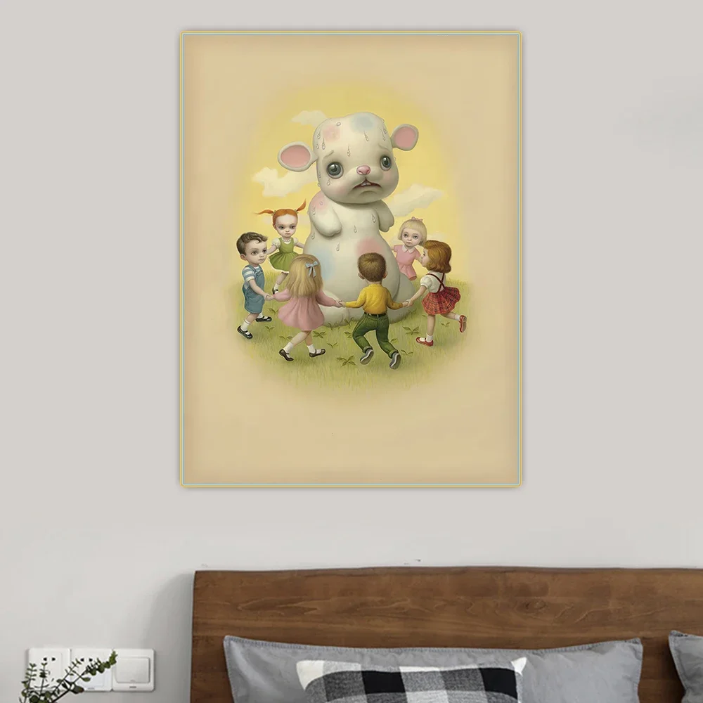 Citon Mark Ryden《Gallery One—Sweat》Canvas Art Oil painting Artwork Poster Picture Modern Wall Decor Home Living room Decoration