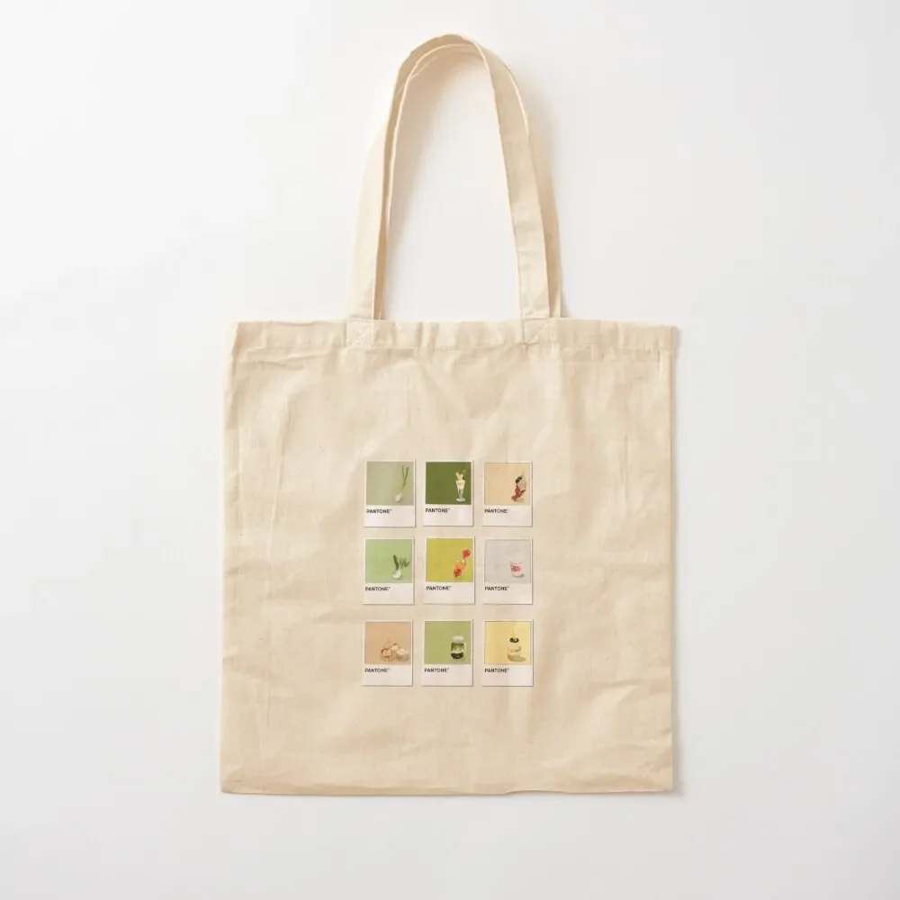 

Asian Food Pantone Color Swatch Edit: Green Tote Bag tote bag university foldable reusable bag