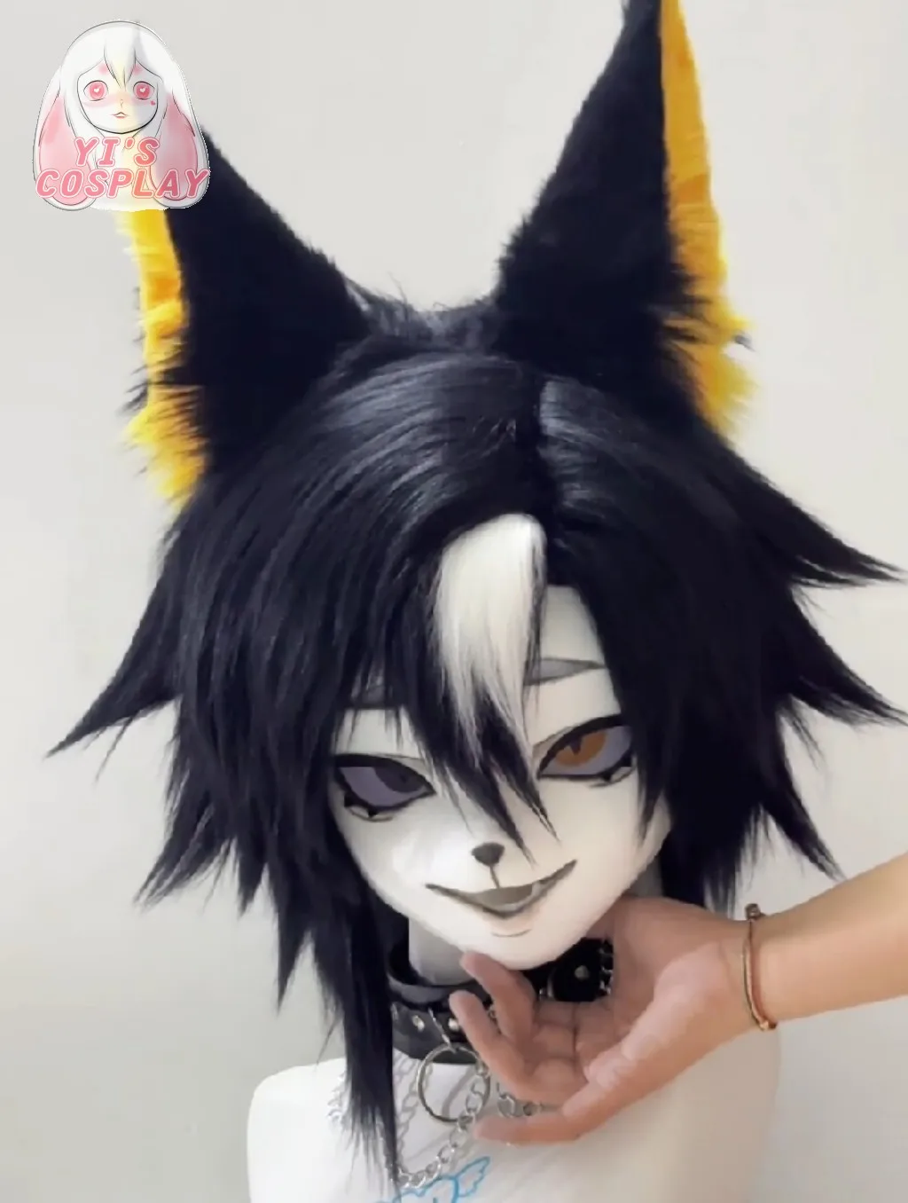 Yis cosplay Custom Furry head Kigurumi Head Cosplay Kemono Fursuit Handmade Headsets Beast Customized Fursuit Kemono Head