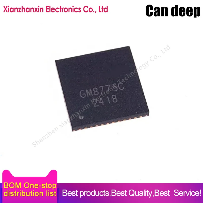 5pcs/lot GM8775C QFN48 DSI to dual-channel LVDS transmitter chip