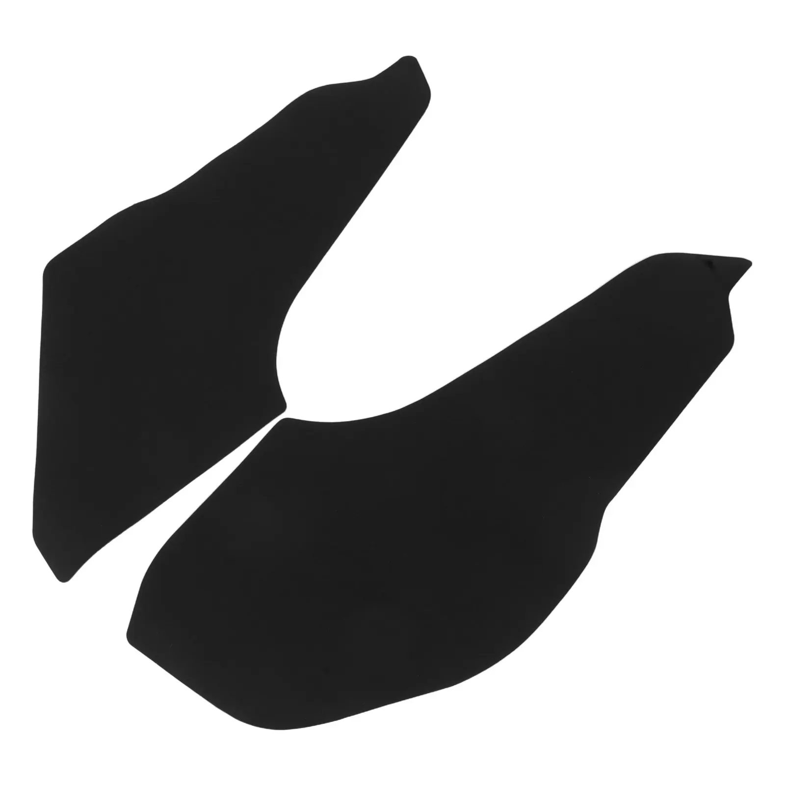 1Pair Car Center Console Anti Kick Pad Tpe Material Front Seat Side Protector Mat Non Slip Backing Easy Wipe Clean Interior