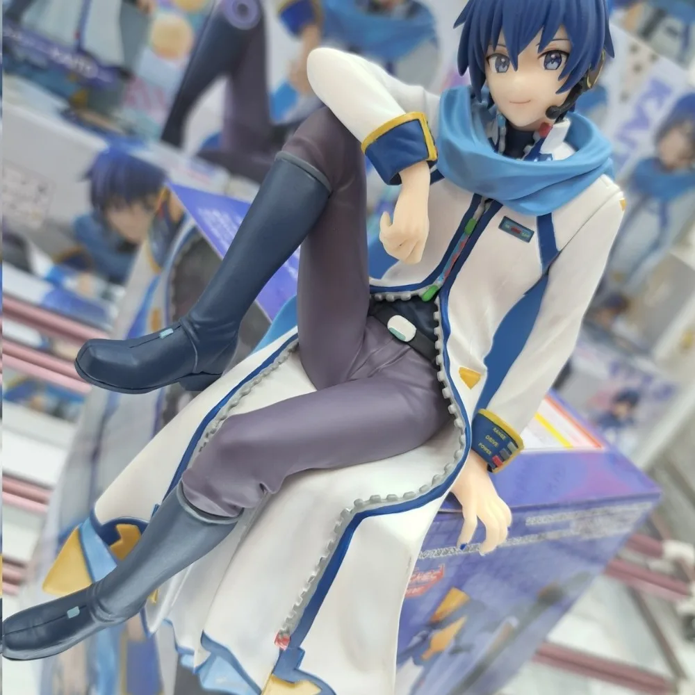 FuRyu Genuíno Hatsune Miku KAITO Prensado Macarrão Instantâneo Mão Figura Modelo de Animação Brinquedo Ornamento de Mesa Presente Colecionável