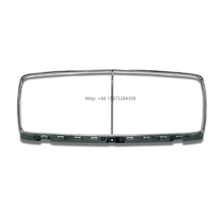

Front Bumper Chrome Grille Inner Frame Radiator Grill Chrome Trim for Bentayga 2021