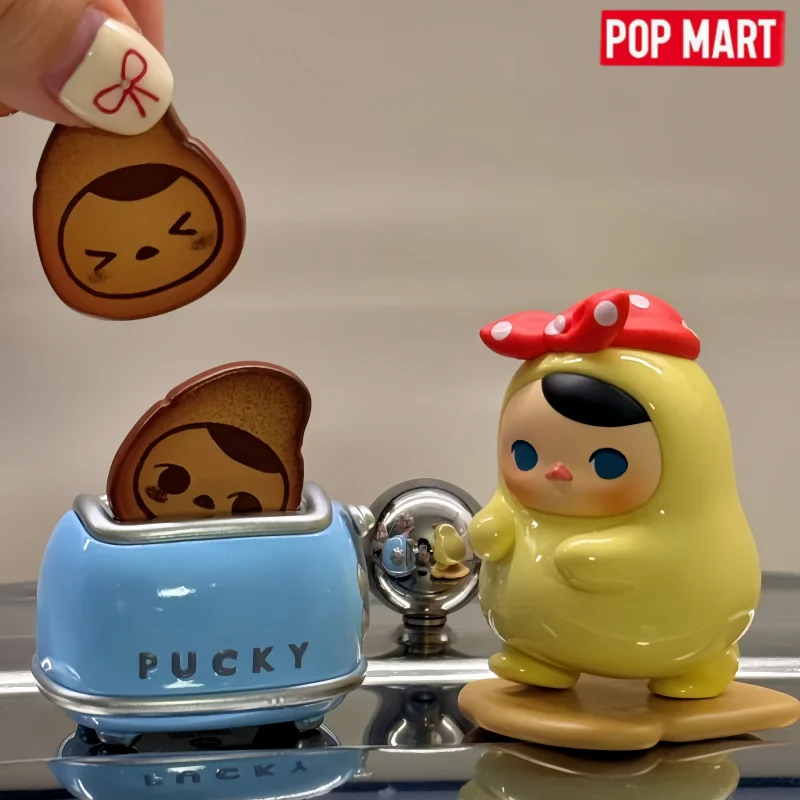 

POP MART Pucky Home Time Series Blind Box Guess Bags Mystery Box Toys Cute Doll Desktop Ornaments Gift Collection Birthday Gifts