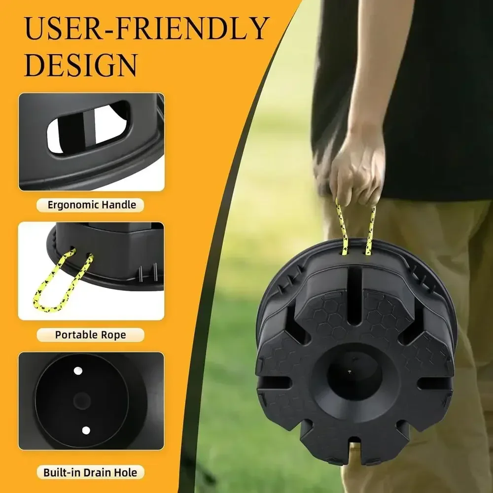 RV Trailer Jack Block with Bag with Storage Bag, Universal Fit for Travel Trailers, 5th Wheels, Tongue Jacks, Scissor Stabilizer view 2