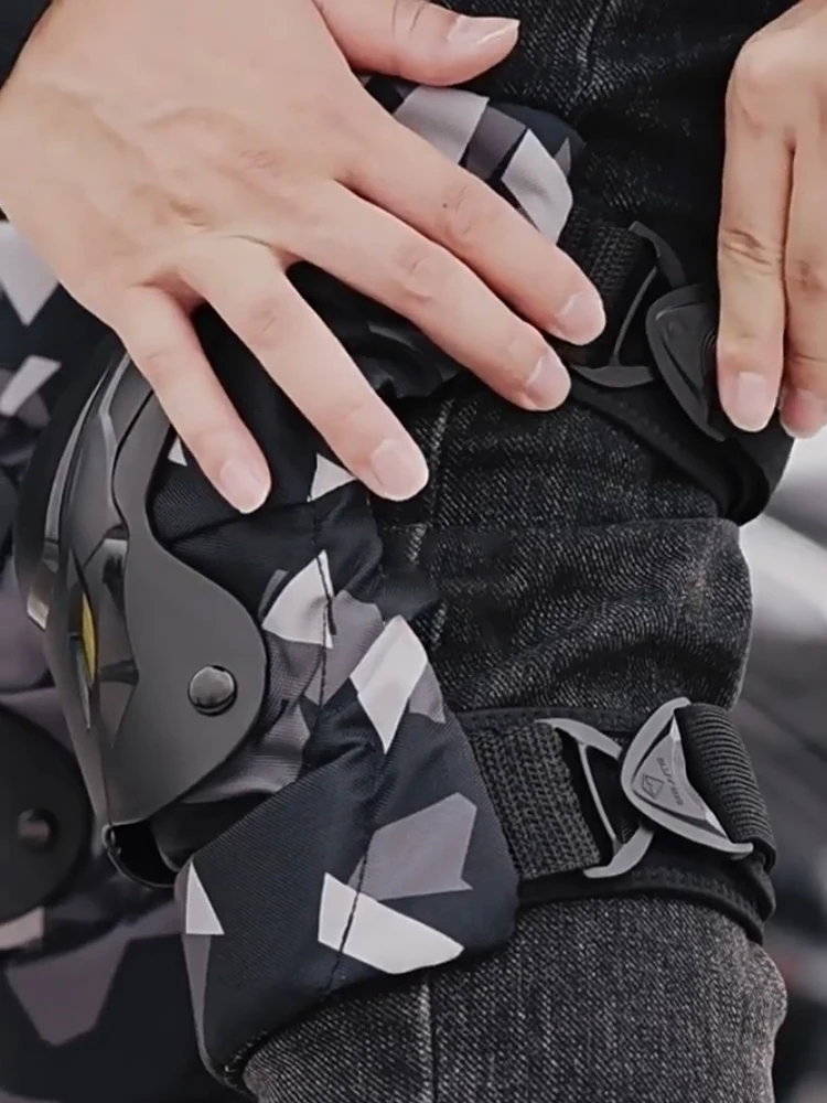 

Multi-Sport Motorcycle Protective Gear Set Knee & Elbow Pads for Motocross E-Bike, Dirt Bike, MTB Breathable& Durable Protection