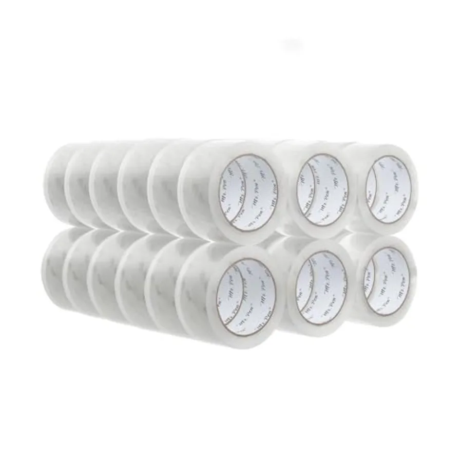 Packing Tape 3 Pack " Wide 0 Yards Shipping Tape Packaging Tape Clear Packing Tape Bulk
