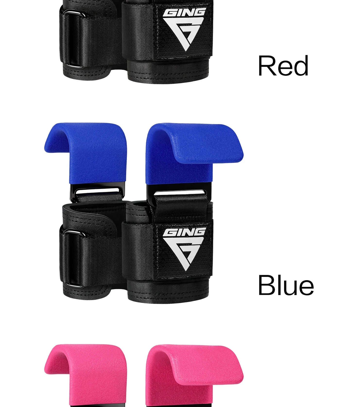 Gewichtheber-Hakengriffe mit Handgelenkbandagen, Fitness-Handgelenkriemen, Gewichtheber-Hakenriemen, Klimmzug- und Powerlifting-Handschuhe – Detail 9