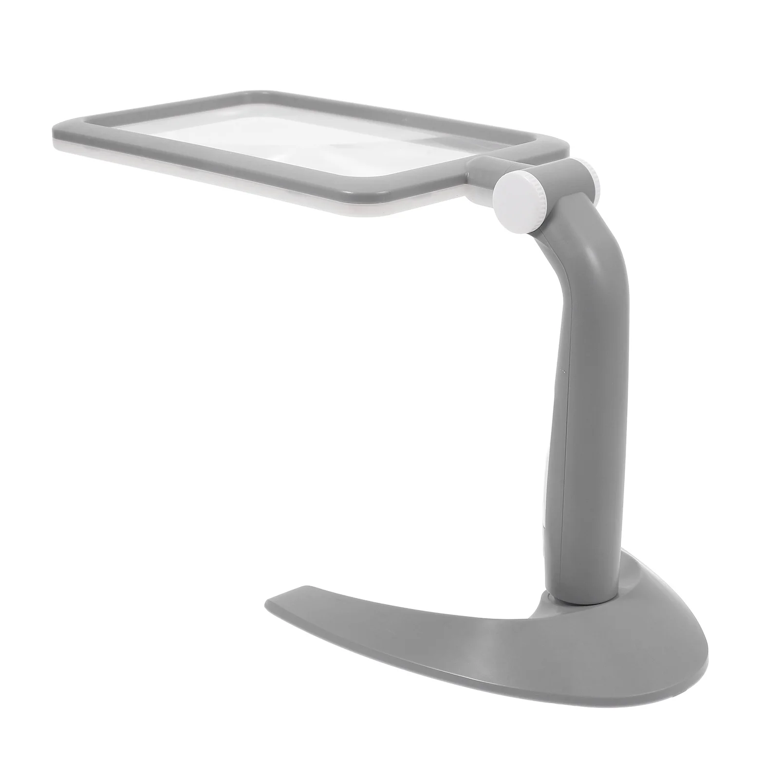 

48 LED Handheld Desktop Magnifier 2.5x Bright Light Reading Magnifier for Books Seniors Reading Glass Portable