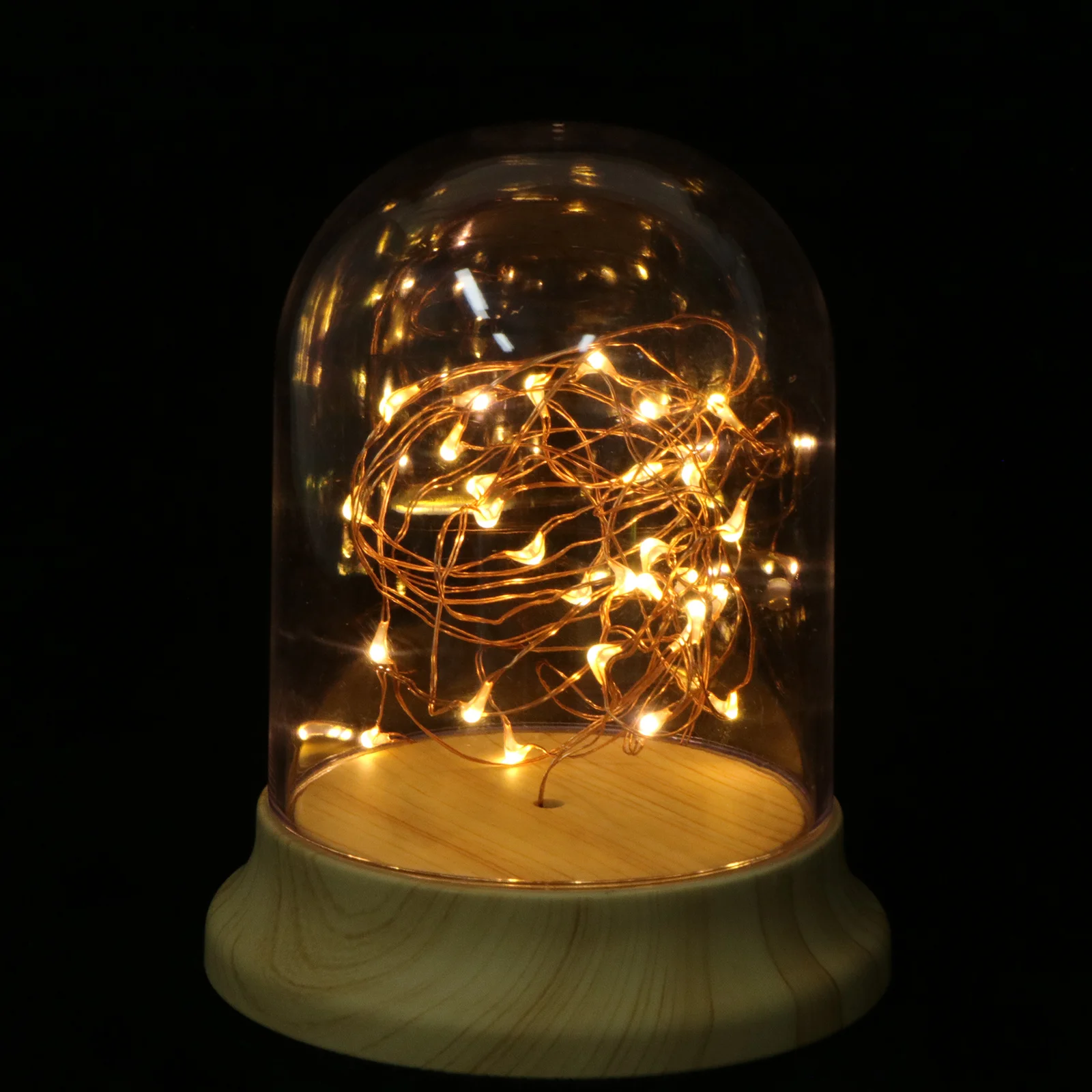 

1Pcs LED Night Light Energy Saving Bedside Lamp Powered Romantic Table Lamp for Bedroom Cafe Bar Decorative