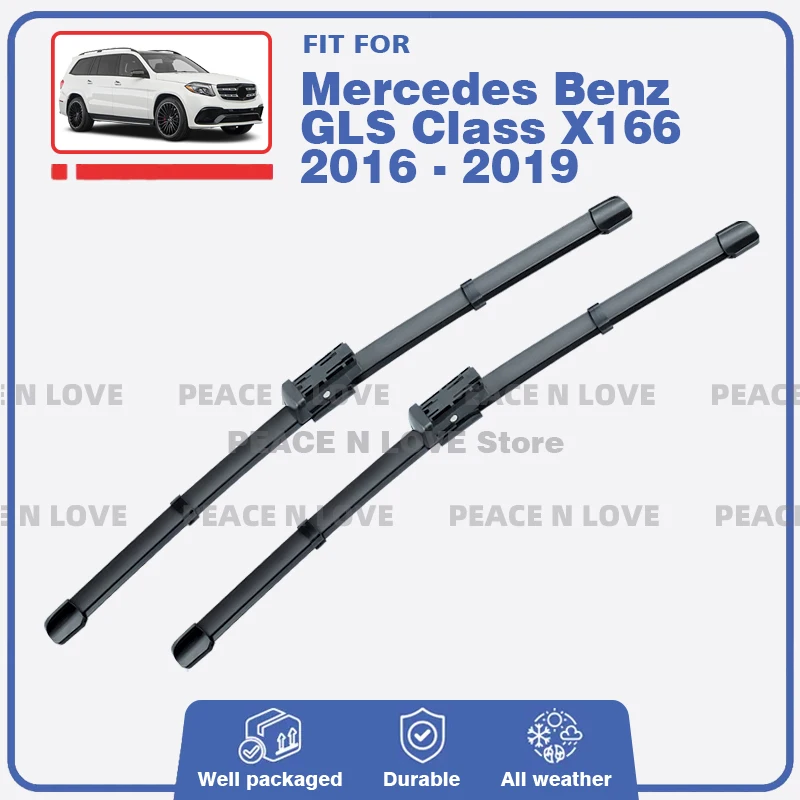 

Для Mercedes Benz GLS Class X166 2016 2017 2018 2019 щетки стеклоочистителя переднего стекла автоаксессуары GLS450 GLS550 GLS350d 63 AMG